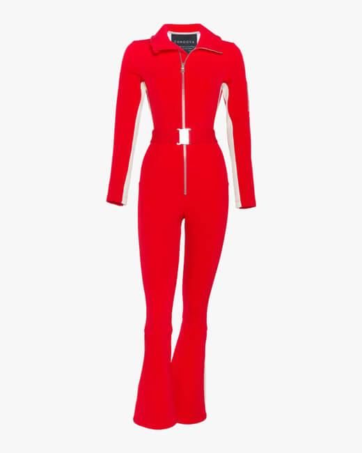 CORDOVA Red The Over The Boot Ski Suit Elastane/Polyester/Polyamide