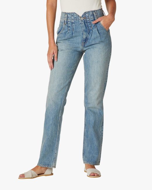 Hudson Blue Women's Pleated Denim Jeans