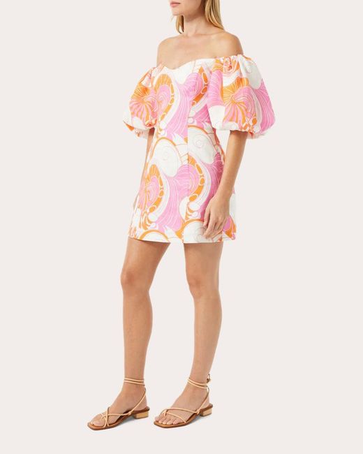 RHODE Pink Dali Mini Dress