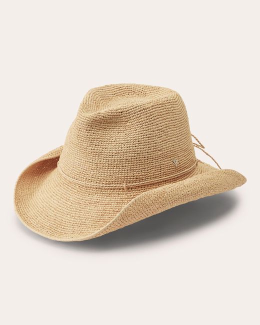 Helen Kaminski Natural Belen Raffia Cowboy Hat