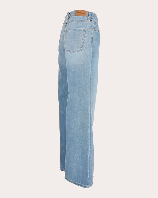 Tomorrow Blue Kersee Wide-leg Jeans