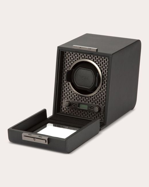 Wolf Black Axis Single Watch Winder