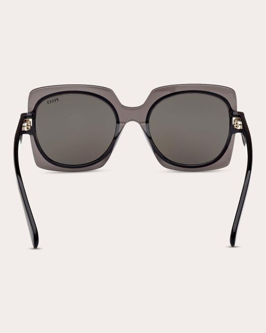 Emilio Pucci Brown Ep0199 Bi-layer Sunglasses