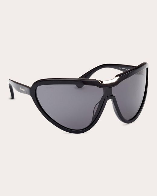 Max Mara Blue Emil Shield Sunglasses