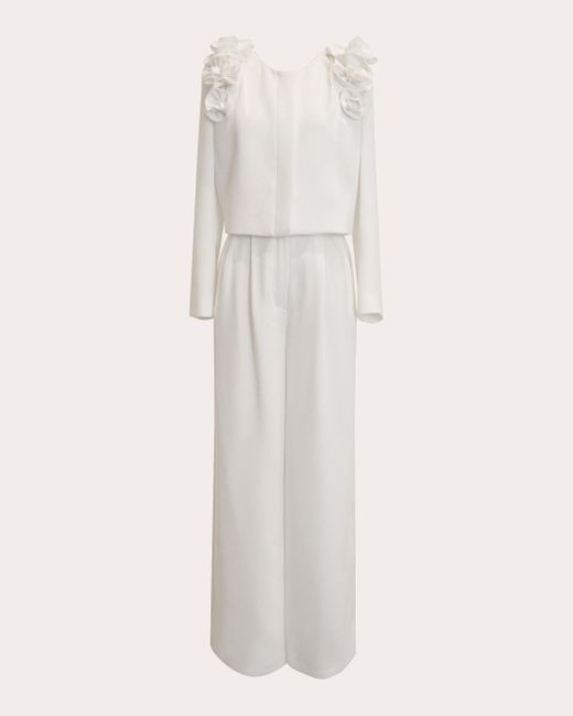 Rayane Bacha White Emilia Suit Set Top