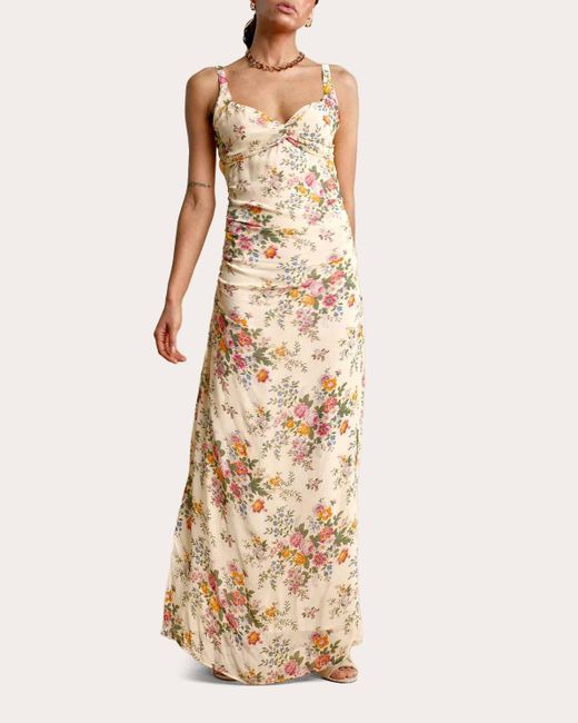 byTiMo Natural Georgette Sleeveless Maxi Dress