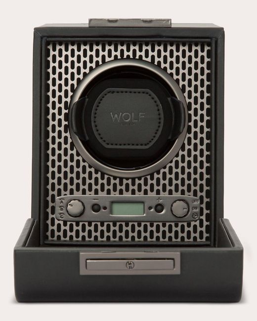 Wolf Black Axis Single Watch Winder