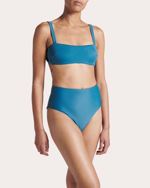 Asceno Blue Portofino Bikini Top