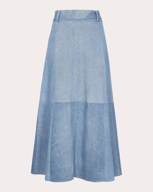 E.L.V. Denim E. L.v. Denim Frankie Denim Aline Skirt in Blue Lyst