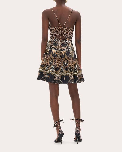 Camilla Black Cutout Mini Dress