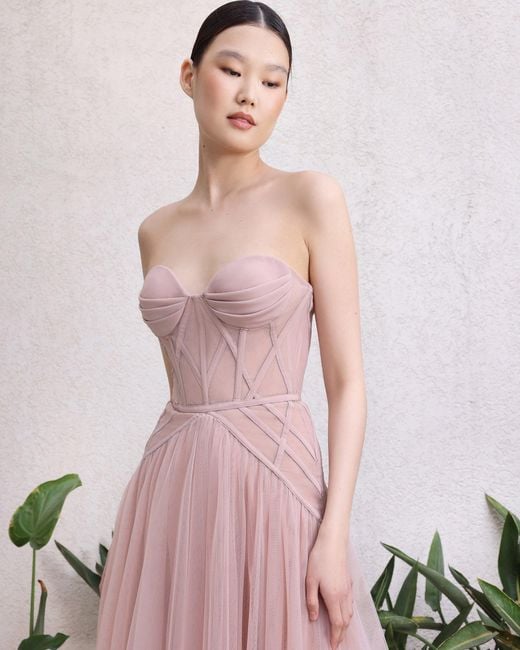 Rayane Bacha Pink Celia Dress
