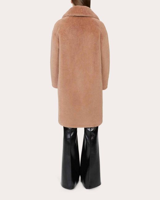 Stand Studio Brown Camille Faux-fur Cocoon Coat