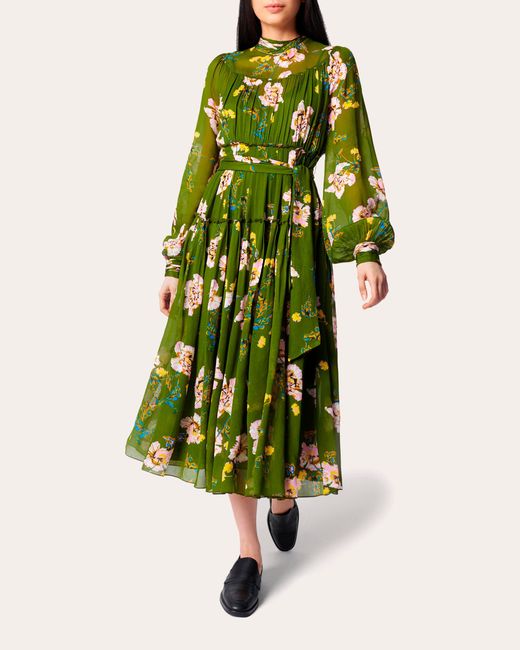 Diane von Furstenberg Green Women's Kent Dress