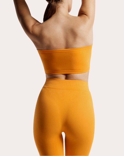 Fogal Orange Ava Bandeau Bikini Top