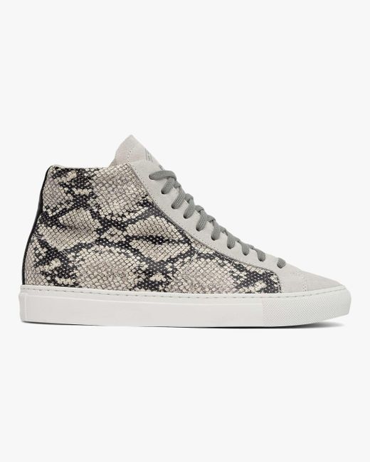 p448 star leather high top sneaker