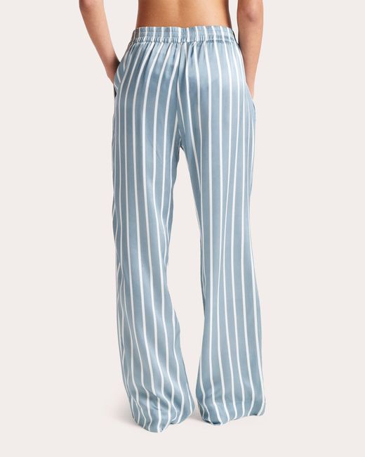 Asceno Blue London Pajama Pants