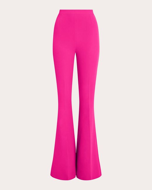 Safiyaa Pink Halluana Flare Trousers