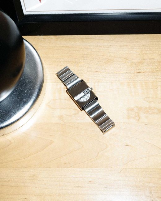 Breda Gray Stainless Steel Pulse Tandem Bracelet Watch