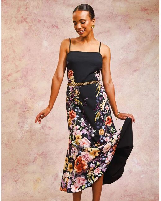 midi ruched dress long sleeve PRETTYGARDEN Women's Fall Wedding Guest Cocktail Midi Dresses Elegant