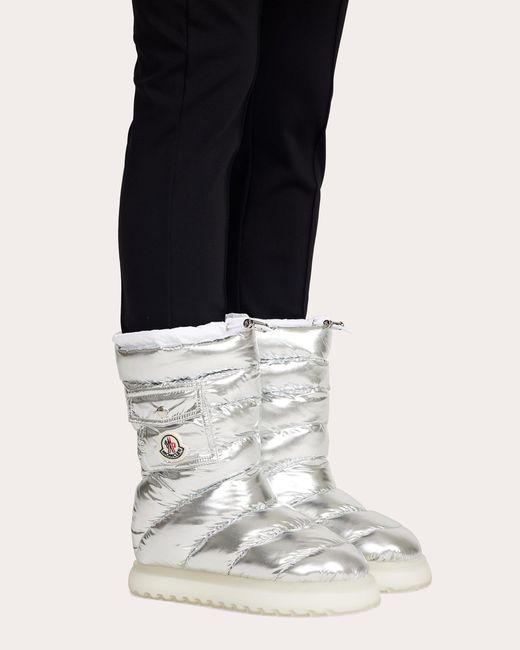 Moncler Brown Gaia Pocket Mid Snow Boot