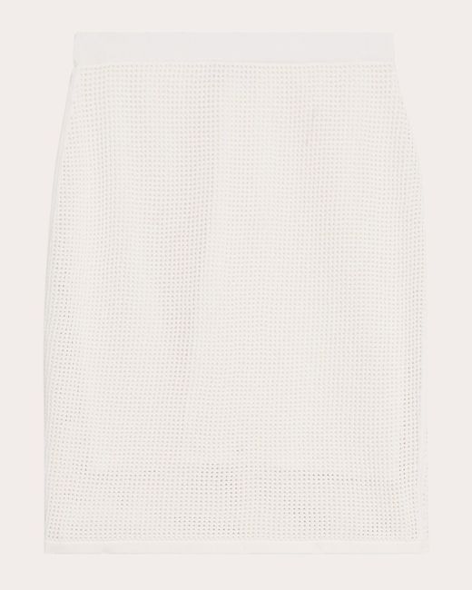 Theory Natural Pointelle Skirt