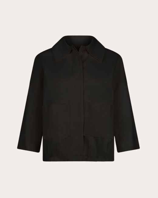 Merlette Black Solara Twill Boxy Jacket