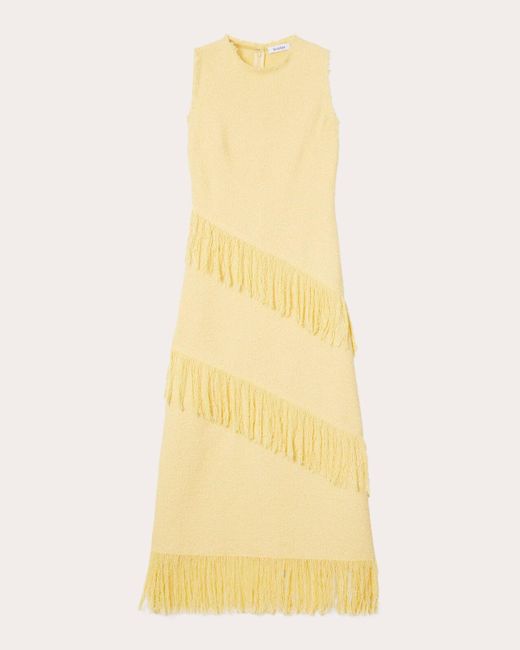 Rodebjer Yellow Akleja Midi Dress