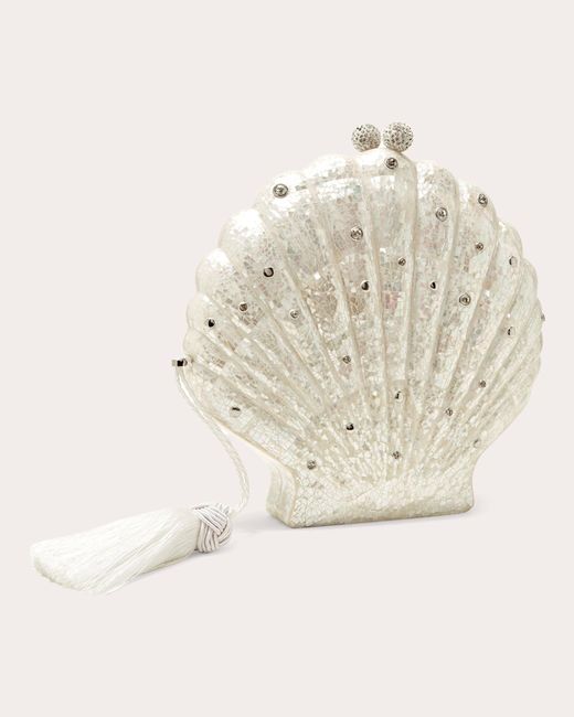 Emm Kuo Natural Le Sirenuse Shell Clutch