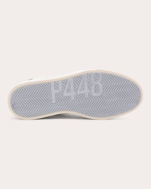 P448 White Bali Metallic-contrast Sneaker