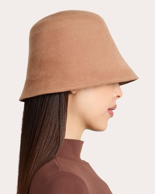 Eugenia Kim Natural Anaïs Wool Felt Bucket Hat