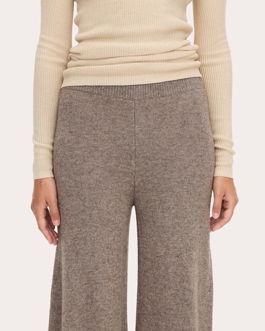 By Malene Birger Natural Tevah Tapered Wool Trousers