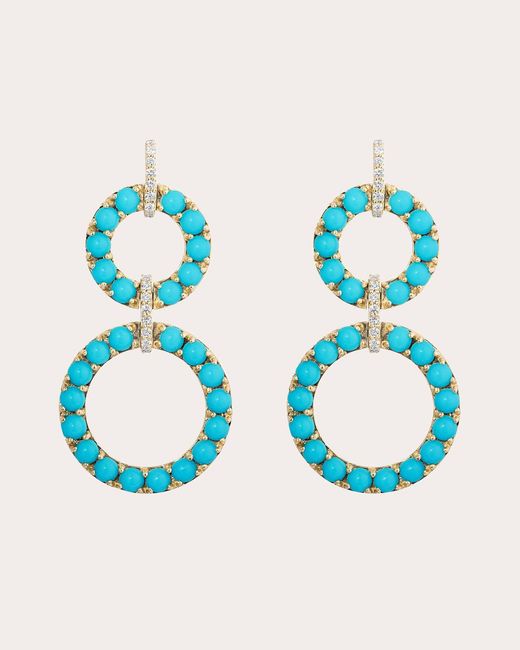 Goshwara Blue 18K Limited Edition Drop Earrings