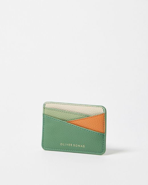 Oliver Bonas Green Pastel Ombre Card Holder