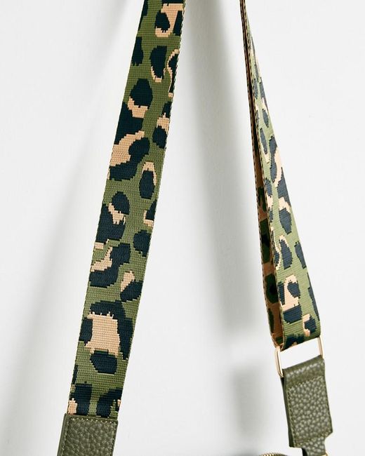 Oliver Bonas Isla Khaki Crossbody Bag in Green Lyst