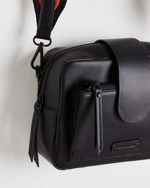 Oliver Bonas Charlee Coated Crossbody Camera Bag in Black Lyst