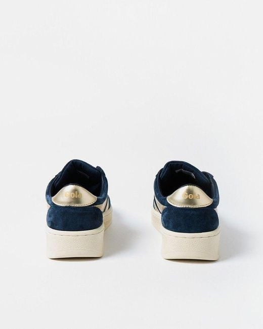 Oliver Bonas Blue Gola Grandslam Pearl Navy Sneakers