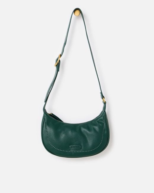 Oliver Bonas Green Ida Dark Sling Mini Crossbody Bag