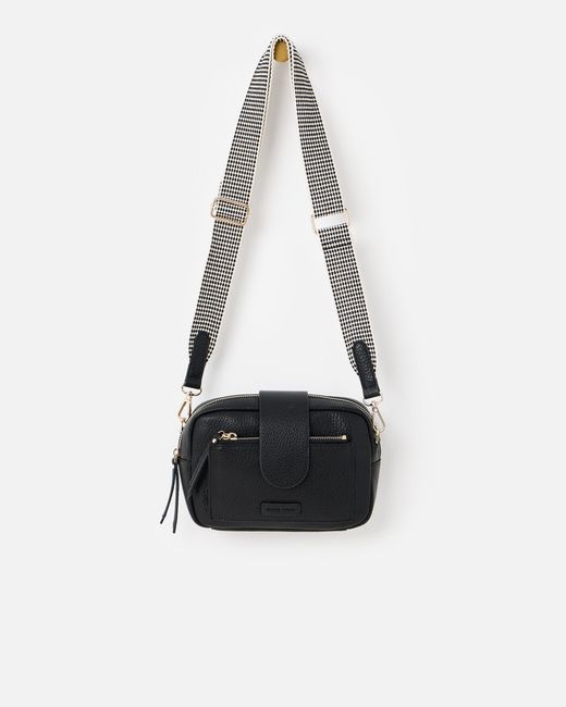 Oliver Bonas Black Charlee Crossbody Bag