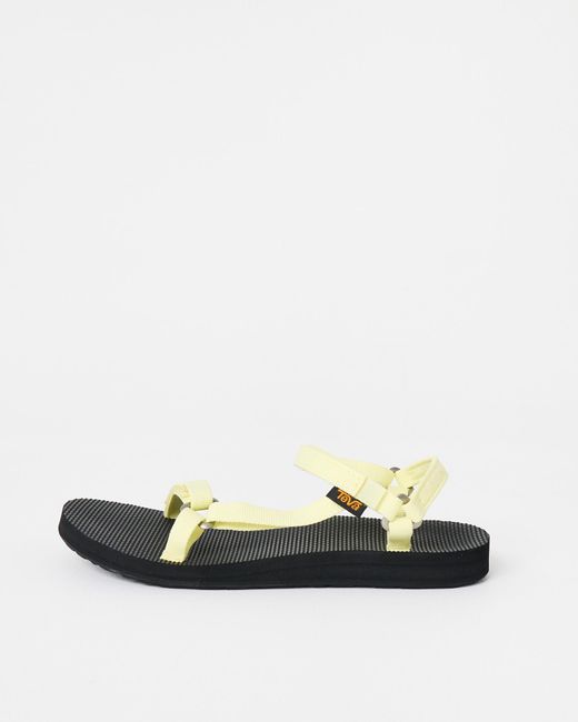 Teva Yellow Original Universal Slim Young Wheat Sandals, Size Uk 4