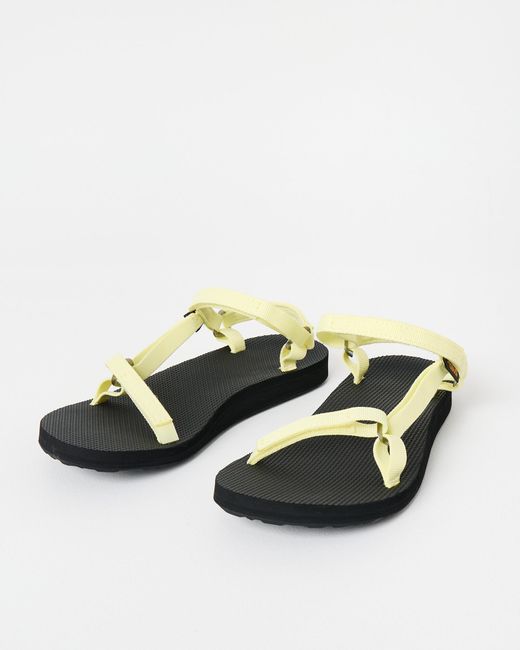 Teva Yellow Original Universal Slim Young Wheat Sandals, Size Uk 4