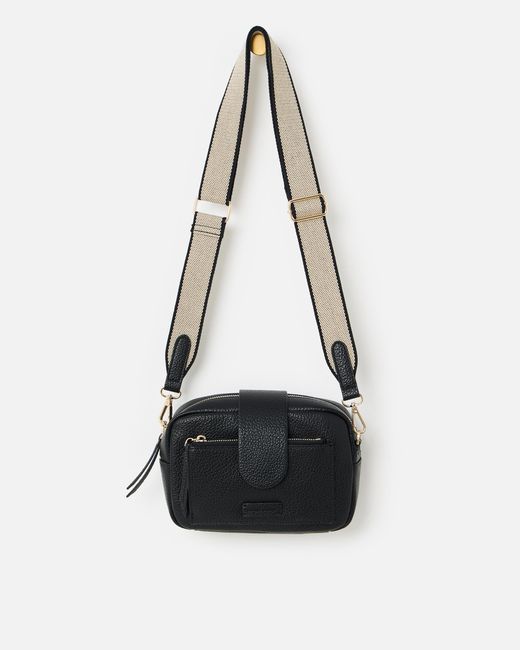 Oliver Bonas Black Charlee Crossbody Bag