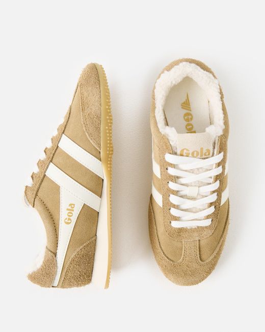 Gola Natural Sprinter Summit Caramel & White Trainers, Size 3