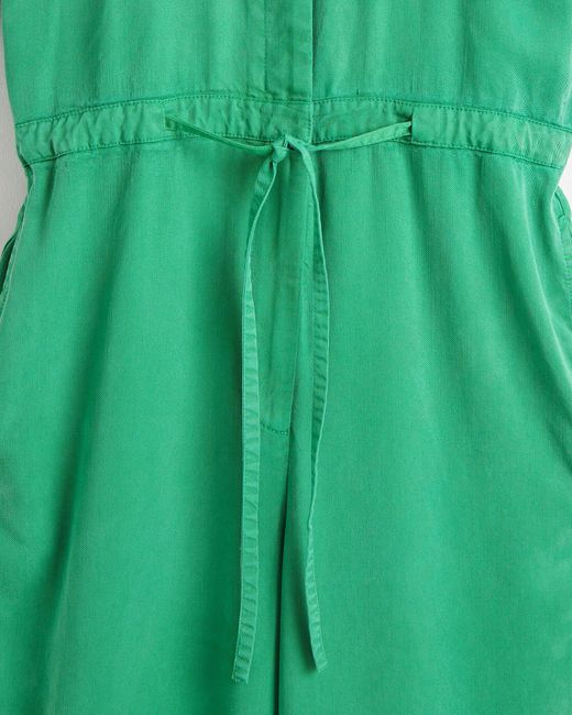 Oliver Bonas Green Short Sleeve Utility Jumpsuit, Size 6