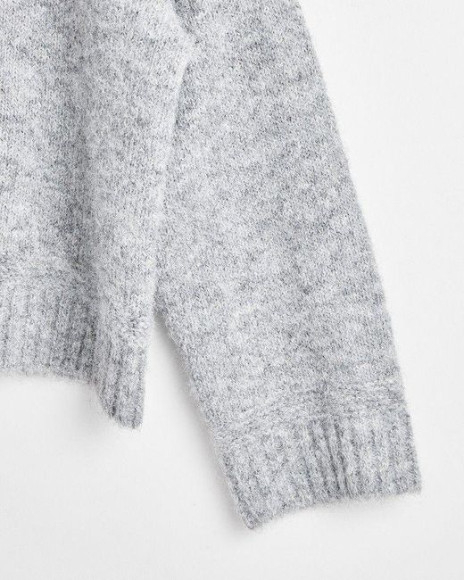 Oliver Bonas Sparkle Gray Knitted Sweater