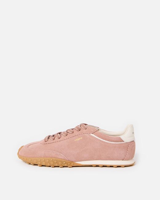 HOFF Pink Bridge Leather Trainers, Size 3
