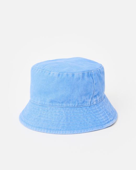 Oliver Bonas Blue Washed Bucket Hat