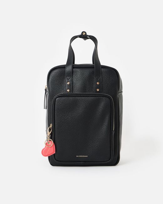 Oliver Bonas Black Mami Laptop Backpack