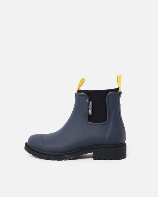 Merry People Blue Midnight Bobbi Ankle Wellington Boots, Size Uk 3