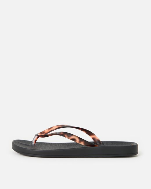 Ipanema White Anatomic & Tort Flip Flops, Size 8