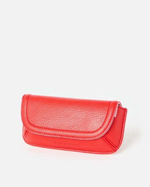 Oliver Bonas Red Carly Scarlet Sunglasses Case